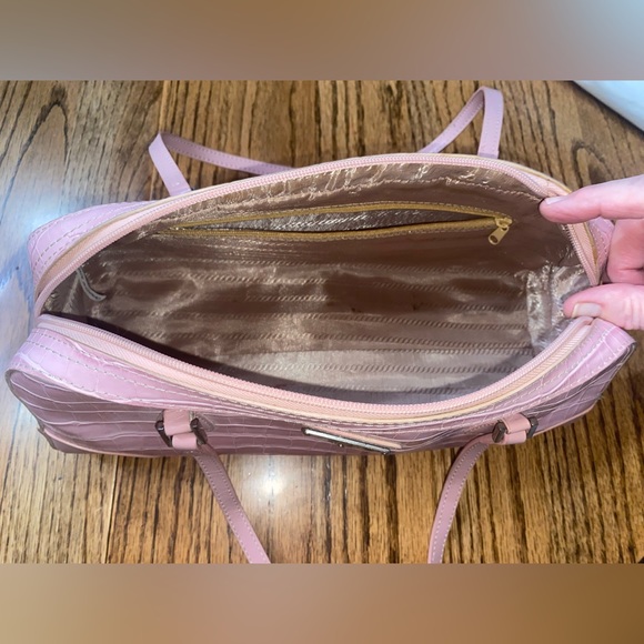 Vintage Prada Milano 1913 Pink Alligator Handbag - Picture 3 of 4